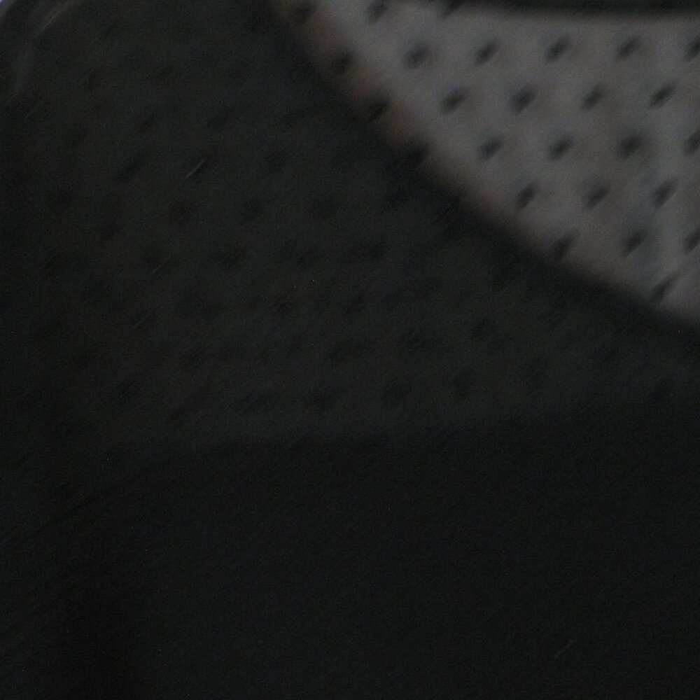* Shein Curve Top 3XL Plus Size Black Waffle Texture Semi Sheer Inset - Picture 3 of 5